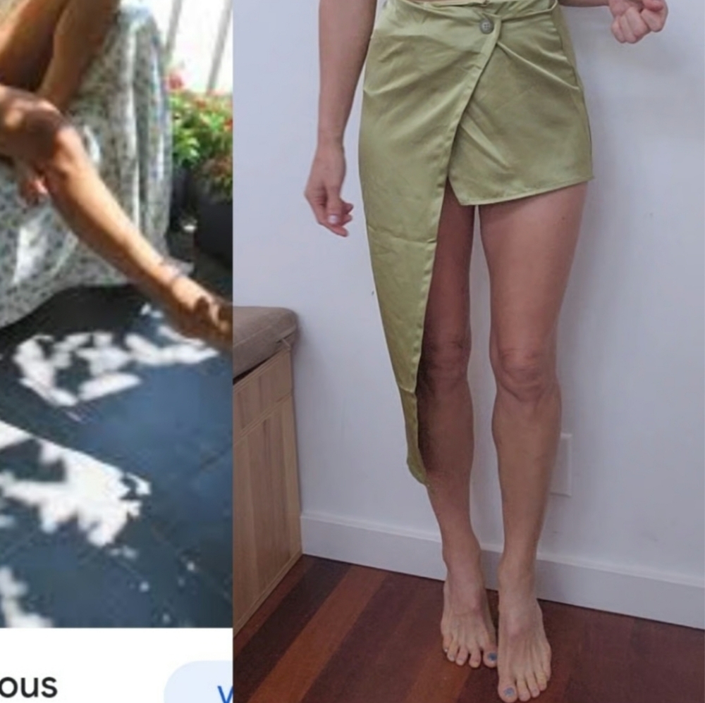 Nwt Csfc Club Series Fight Club Asymmetrical Wrap Utility Skirt Xs